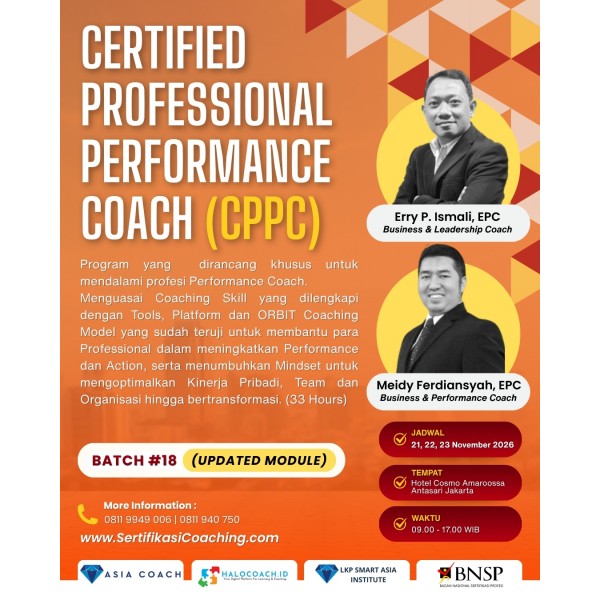 CPPC (CERTIFIED PROFESSIONAL PERFORMANCE COACH) CPPC (CERTIFIED PROFESSIONAL PERFORMANCE COACH)